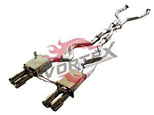 Escape de alto rendimiento Vortex Racing con válvulas de acero inoxidable y tubo en X para BMW E90 E93 M3 Convertible, silenciador de tuning. - Product Image 2