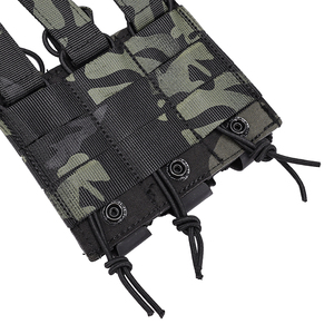 Pochette tactique triple pour chargeurs en nylon robuste 500D pour gilet porte-plaques - Product Image 5