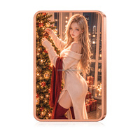 Barre de Cuivre Fin 999 de 1 once, Pièce de Collection Personnalisée en Métal, Souvenir Artistique Fille Anime de Noël, Lingot Solide de 1 once