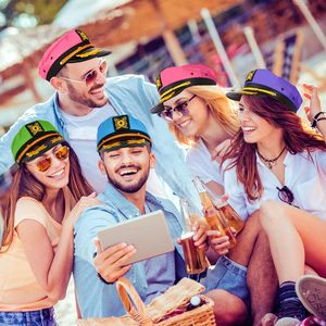 Venta al por mayor <span class=keywords><strong>de</strong></span> <span class=keywords><strong>sombrero</strong></span> <span class=keywords><strong>de</strong></span> capitán <span class=keywords><strong>marinero</strong></span> ajustable a la moda para adultos accesorio perfecto fiestas deportivas playa <span class=keywords><strong>de</strong></span> pesca informal - Product Image 5