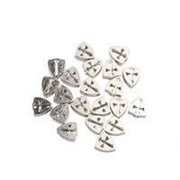 Perles en alliage en forme de coquille 12*14 mm, trou de 5 mm pour la fabrication de chapelets en paracorde