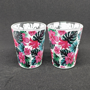 Vaso de Vino al por Mayor con Diseño de Palmera Oceánica, Souvenir Turístico, Vaso de Cerveza Personalizado, Mini Vaso de Chupito para Playa, Vaso de Chupito Esmerilado - Product Image 5