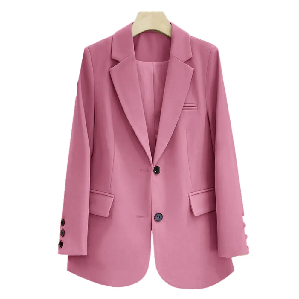 D1201ME06 Großhandel Hochwertige Candy Color Futter Formale Damen anzüge Blazer Jacke Sehe Fashion