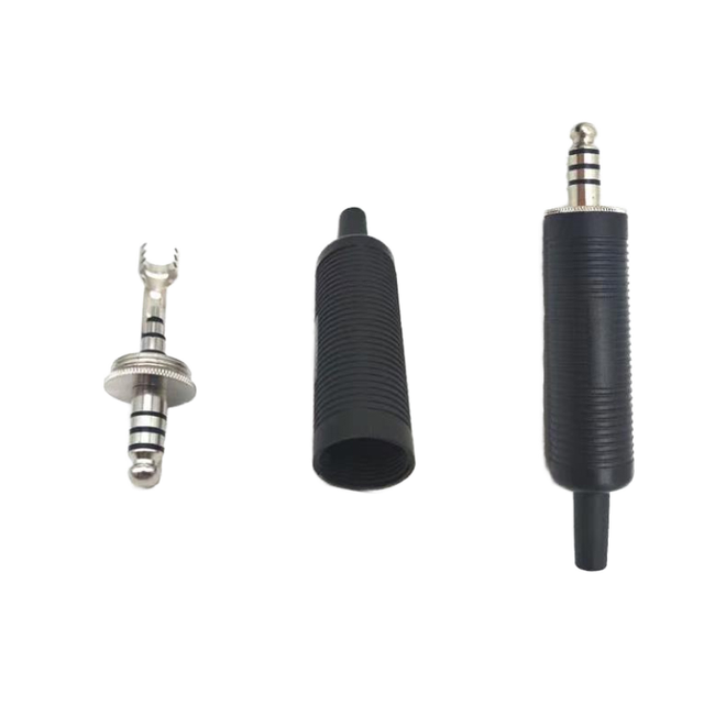 DAJIANG OEM Customized U174 Audio Male Female Plug Helicopter Headset 7.1mm 4-Pole Audio Plug for Walkie Talkie Audio Connector