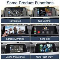 Module sans fil Apple CarPlay Android Auto Smart pour BMW CCC CIC Nbt EVO System F30 F31 3 Series 2013-2018 Radio multimédia