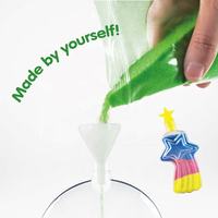Vente chaude Éducatif Enfants Doux Sable Art Artisanat Non-toxique Glitter Sable Art Arc-En-Ciel Étoile Forme Bouteille DIY Décoration pour Chambre
