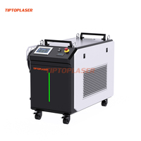 Machine de nettoyage au laser à fibre pulsée refroidie à l'eau industrielle de 1000 W, pour enlever la rouille, la peinture et les revêtements des surfaces métalliques