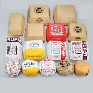Kotak Makan Siang Sekali Pakai Cetak Logo Kustom, Laris untuk Hamburger, Makanan Cepat Saji, Kentang Goreng, Nugget Ayam, <span class=keywords><strong>Burger</strong></span>, Bawa Pulang - Product Image 6