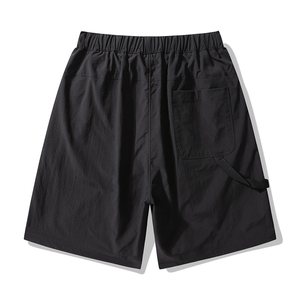 Short pour homme cool en été glace soie à séchage rapide nouveau pantalon ample grande taille haute élastique course sports de plein air alpinisme - Product Image 5