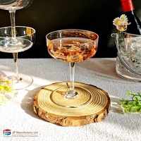 Verre à gin moderne en plastique transparent de 190 ml, gobelet à cocktail en cristal SAN pour sidecar, pour bar et club
