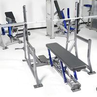 Banc plat à charge libre Rosen haut de gamme pour la musculation, idéal pour les centres de fitness et les studios de cross-training