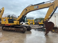 Excavadora de cadenas Caterpillar Cat 336GC usada, pocas horas de uso, motor original, hidráulica potente, 36 toneladas, envío global.