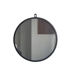 El mejor espejo de pared redondo sin marco biselado en el baño para decoración diaria