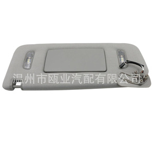 Sun Visor With Led <b>Mirror</b> For 2015-2019 Chevrolet Gmc Subaru Cadillac Adjustable <b>Plastic</b> Rectangular - Product Image 2