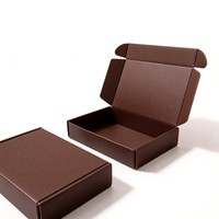 Boîtes en carton ondulé écologiques personnalisées pour l'emballage de cosmétiques et de poudres en vrac, boîtes d'expédition pour les petites entreprises e-commerce