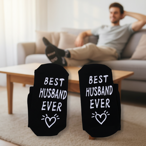 Meilleures chaussettes personnalisées pour la fête des pères aux États-Unis - Chaussettes en coton écologiques pour la fête des pères, cadeau pour <span class=keywords><strong>papa</strong></span>, chaussettes avec inscription « Meilleur <span class=keywords><strong>papa</strong></span> de tous les temps » - Product Image 3