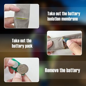 Biểu tượng tùy chỉnh khả năng hiển thị cao đêm chạy bộ phản quang an toàn cảnh báo ánh sáng PVC nam châm <span class=keywords><strong>LED</strong></span> <span class=keywords><strong>clip</strong></span> trên ánh sáng - Product Image 3