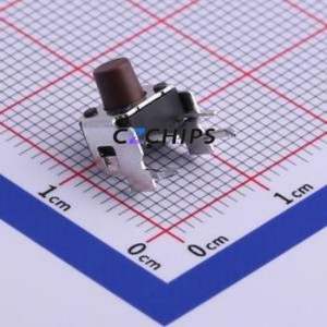 DTSA-63N-V Tactile Switch Through hole Component (THT) Switch Single Pole Single Throw Round Button Right Angle Insert 6.2mm - Product Image 1