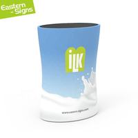 Présentoir rectangulaire de table pop-up de promotion de logo personnalisé, compteur popup de salon pour événements