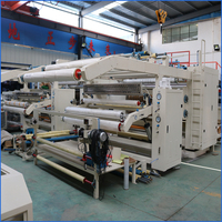 Machine de laminage avancée à colle thermofusible PUR pour textiles et films PE avec emballage en bois