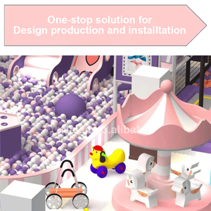 Thiết bị sân chơi trong nhà trẻ em tùy chỉnh hạng nặng cho trẻ em với mô-đun chơi mềm và cầu trượt lớn để chơi khách sạn nghỉ dưỡng - Product Image 5