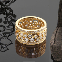 Ring 18 K Gold Überzogen Zirkonia Fashion Schmuck Geschenk Für Frauen gold engagement ringe