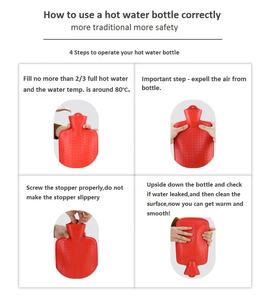 Sac Bouillotte Animale en Peluche avec Housse de Dessin Animé Mignonne Amovible En Gros - Product Image 6