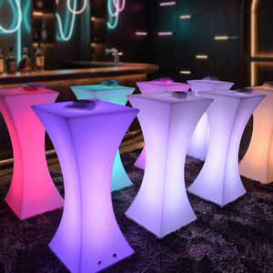 เฟอร์นิเจอร์ร้านอาหารกลางแจ้งขายส่ง เคาน์เตอร์บาร์กันน้ำ โต๊ะดีเจพร้อมไฟ LED สำหรับตกแต่งไนท์คลับ ชุดเฟอร์นิเจอร์ - Product Image 1
