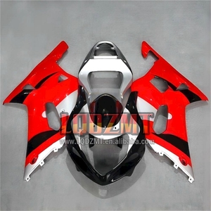 Carénage d'injection pour SUZUKI GSXR 1000 GSXR1000 K2 1000CC 316No.<span class=keywords><strong>50</strong></span> GSXR-1000 GSX R1000 00 01 02 2000 2001 2002 Rouge Brillant - Product Image 1