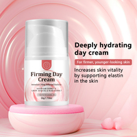 Crème hydratante et raffermissante OEM pour le visage, au collagène, à l'huile de pépins de raisin et à la levure d'oreille d'argent, pour resserrer les pores et illuminer le teint