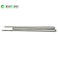 XIAOSHU - Resistencia Eléctrica Tubular de Acero Inoxidable en Forma de W de 12 mm de Diámetro, Calentador de Alta Temperatura de 220 V para Horno
