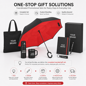 <span class=keywords><strong>Parapluie</strong></span> <span class=keywords><strong>inversé</strong></span> à double couche avec logo personnalisé, poignée en forme de C, autoportant, <span class=keywords><strong>parapluie</strong></span> droit pour cadeau promotionnel - Product Image 6