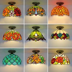 <span class=keywords><strong>Lampadario</strong></span> Jiyuanlux 16 Pollici in Vetro Colorato Stile Tiffany Design Libellula <span class=keywords><strong>Blu</strong></span> Bronzo Scuro 3 Luci <span class=keywords><strong>Lampadario</strong></span> Invertito - Product Image 6