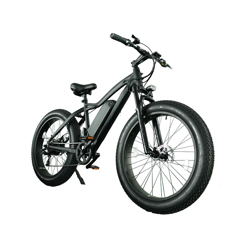 Fat Tyre Chopper Sepeda Listrik, Sepeda Gunung 500W 1000W untuk Dewasa