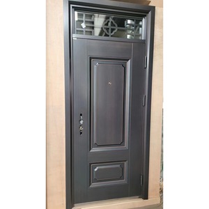 Puerta de Seguridad No Estándar de Acero Galvanizado Antirrobo, Diseño Tradicional, Puerta Simple, Uso Comercial - Product Image 3
