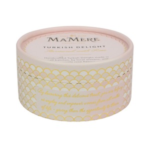 Tube en papier alimentaire personnalisé pour cosmétiques, impression 4 couleurs et marquage à chaud, boîte cadeau ronde pour emballage de crème pour le visage - Product Image 1