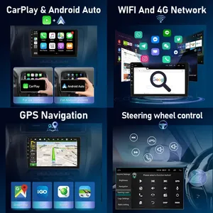 Autoradio per <span class=keywords><strong>Mercedes</strong></span> Benz Classe E <span class=keywords><strong>W211</strong></span> 2002-2010 con CarPlay Wireless e Android Auto, Lettore Multimediale GPS, Schermo Tattile 2 Din DVD - Product Image 5