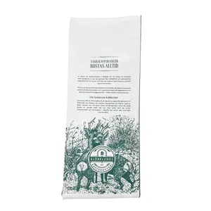 Tùy Chỉnh In Mùi Bằng Chứng Phẳng Dưới 1Kg Bolsas Para Cafe 12 Oz Tái Sử Dụng Bên Dây Kéo Hạt Cà Phê Túi