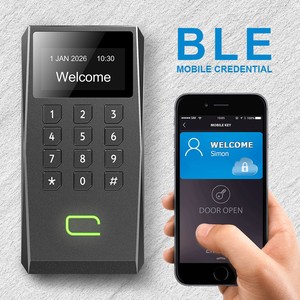 Lecteur de cartes RFID DESFire Mifare NFC CK5 Wiegand avec clavier PIN, écran OLED programmable, RS485, <span class=keywords><strong>Bluetooth</strong></span> 5.0, lecteur d'accès mobile - Product Image 1