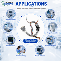 Rangkaian Kabel Ventilator Kustom Perakitan Kabel Medis OEM ODM Sesuai ISO 13485 dan FDA Langsung dari Pabrik