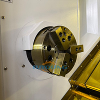 Tour CNC de haute précision TCK56 avec mandrin hydraulique A2 à 6 broches de 8 pouces et lubrification automatique