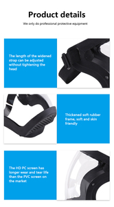 Masque facial anti-impact réutilisable avec lunettes de <span class=keywords><strong>sécurité</strong></span> Équipement de <span class=keywords><strong>sécurité</strong></span> personnel pour la protection des yeux Masque de protection chimique - Product Image 5
