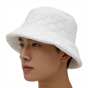 Chapeau de pêcheur matelassé unisexe de couleur unie, chaud et élégant pour les voyages en plein air en automne/hiver - Product Image 1