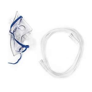 Masker <span class=keywords><strong>Nebulizer</strong></span> Oksigen Sekali Pakai PVC Kelas Medis Buatan Cina Dengan Selang - Product Image 1