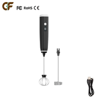 Mousseur à lait électrique portatif rechargeable par USB, petit mousseur à lait, batteur à œufs, mixeur à café, blender