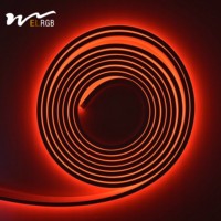 Guirlandes lumineuses LED en silicone flexible 20*10mm, télécommande, 96 LED/m, 24V, IP65, étanches, éclairage ambiant extérieur pour publicité