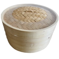 Panier à vapeur en bambou réutilisable, 4 pouces, pour la cuisine, promotion spéciale