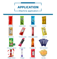Machine d'emballage verticale automatique pour sachets de vinaigre, liquides, pâte de curry, pâte de piment, sauce tomate, ketchup, miel