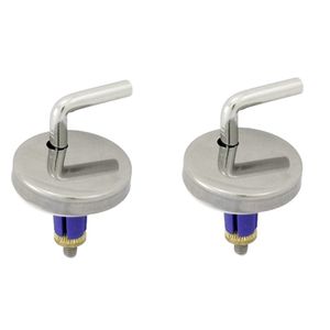 Kit de bisagras de repuesto S121K para asientos de inodoro, diseño de palanca metálica - Product Image 1