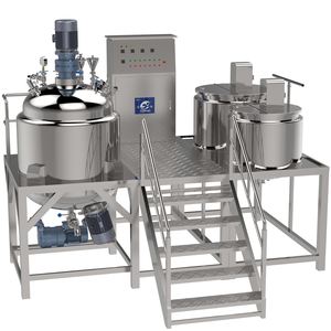 250 lts 100l reator reator Fixo Tipo de Vácuo Emulsificante Homogeneização homogeneizador de 316l - Product Image 4